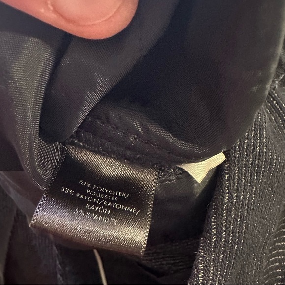 Ann Taylor Navy Woven Wide Leg Trouser Pants size 0 - Picture 3 of 10